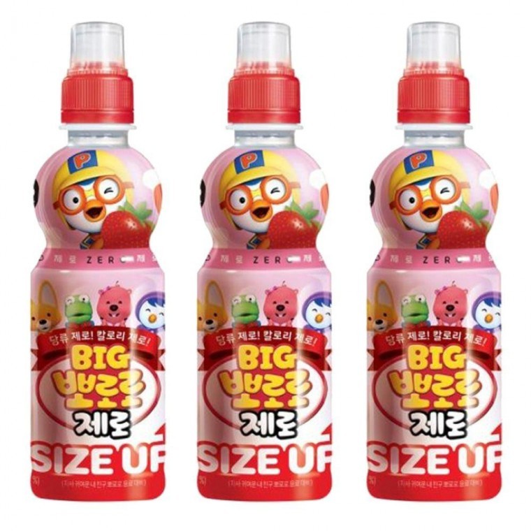 Big Zero รสสตรอว์เบอร์รี่ 360ml x 24 ขวด PET