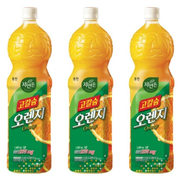 Jayeoneun High Calcium Orange 1.5L 12 ขวด PET