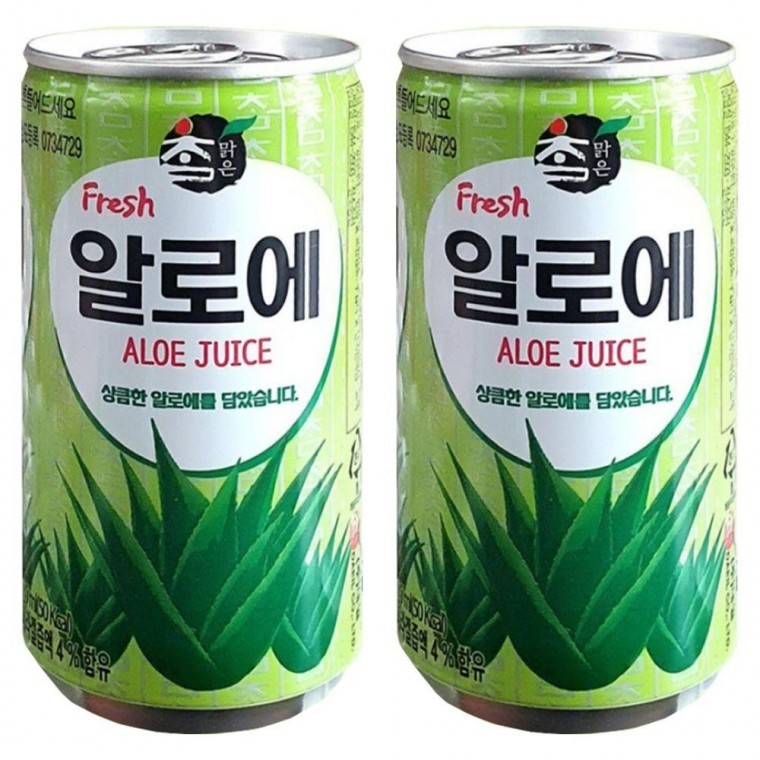 Cham Malgeun Aloe 175ml x 60 กระป๋อง (30 กระป๋อง x 2 กล่อง)