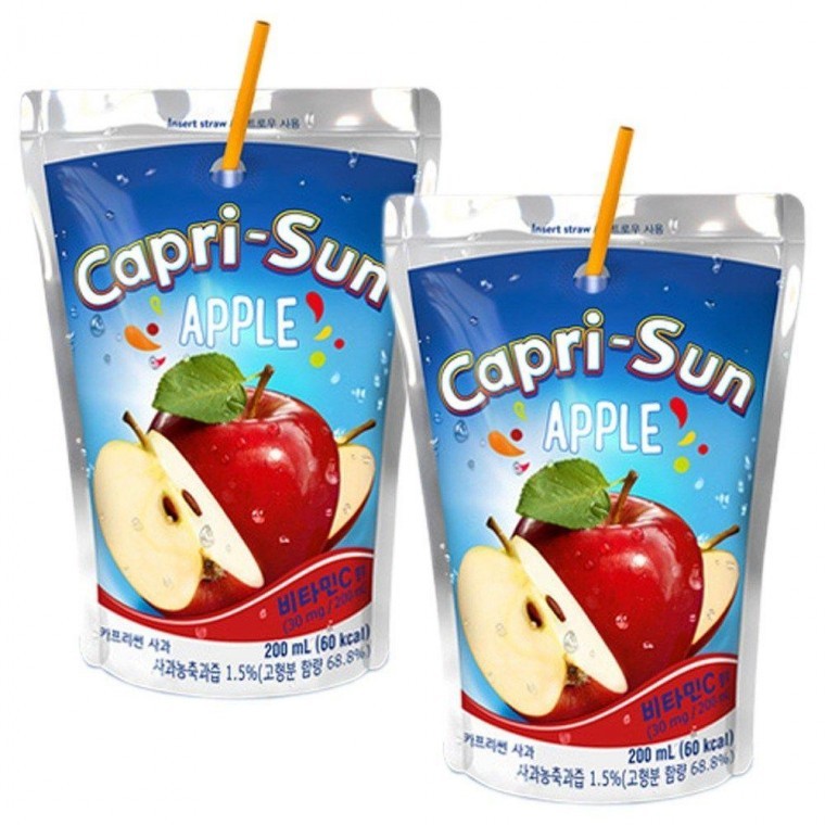 Capri-Sun Apple 200ml x 20 ชิ้น (10 ชิ้น x 2 กล่อง)