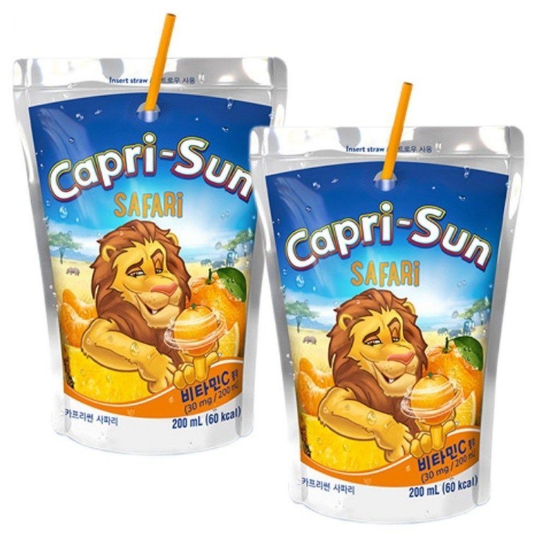 Capri-Sun Safari 200ml x 20 ชิ้น (10 ชิ้น x 2 กล่อง)