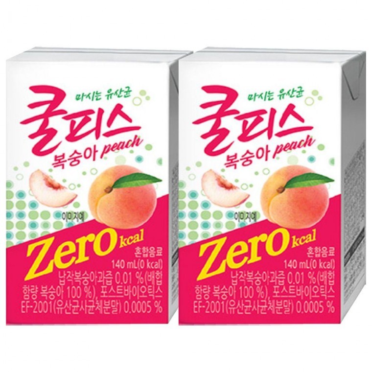 Coolpis Zero Peach 140ml x 24 แพ็ค