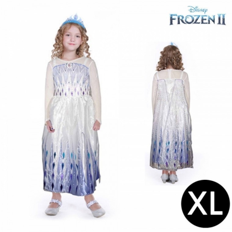 ชุดเดรสเจ้าหญิงเอลซ่าสีขาวจาก Frozen 2 (XL)