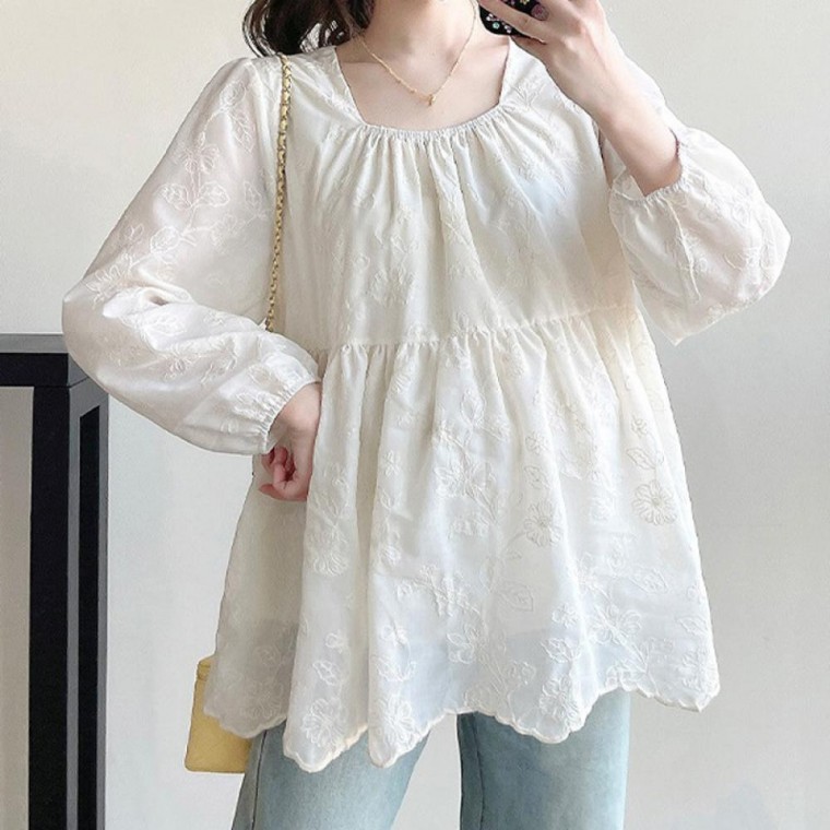 Momkong ชุดคลุมท้อง เสื้อคลุมท้อง ชุดคนท้อง ฤดูร้อน ชุดคลุมท้อง