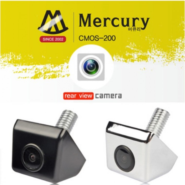 กล้องถอยหลัง Mercury CMOS-200/สีดำ/โครเมียม