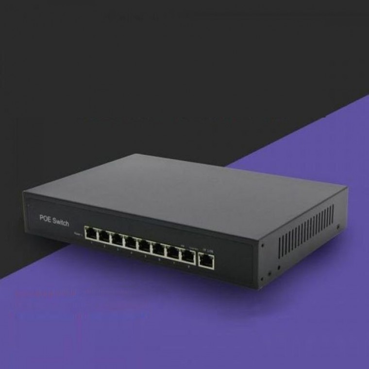 Coms POE Switch Hub (8 พอร์ต) 10/100 Mbps สำหรับอุปกรณ์โดยเฉพาะ