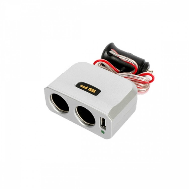 ซ็อกเก็ตที่จุดบุหรี่มัลติ Toss USB 2 ช่อง