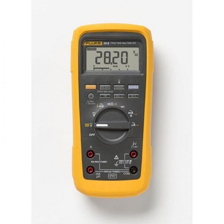 เครื่องวัดมัลติมิเตอร์แบบดิจิตอล Fluke True RMS FLUKE-28II