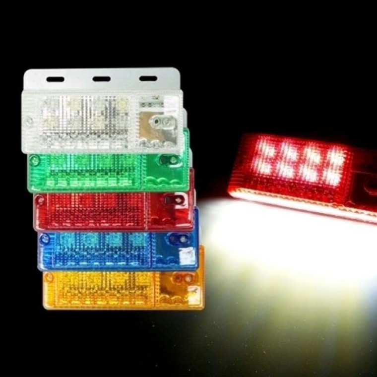 ไฟแสดงตำแหน่งรถยนต์ LED 3WAY A08 2 ชิ้น 1 ชุด สำหรับ 24V โดยเฉพาะ เพื่อการมองเห็นความกว้างของรถ
