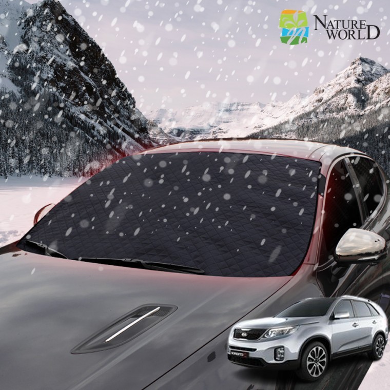 ผ้าคลุมกันฝ้ากระจกหน้ารถยนต์ Sorento R รุ่นพรีเมียมเกาหลี สำหรับทุกฤดู แบบสั่งตัด แบบธรรมดา พร้อมกระเป๋าจัดเก็บ