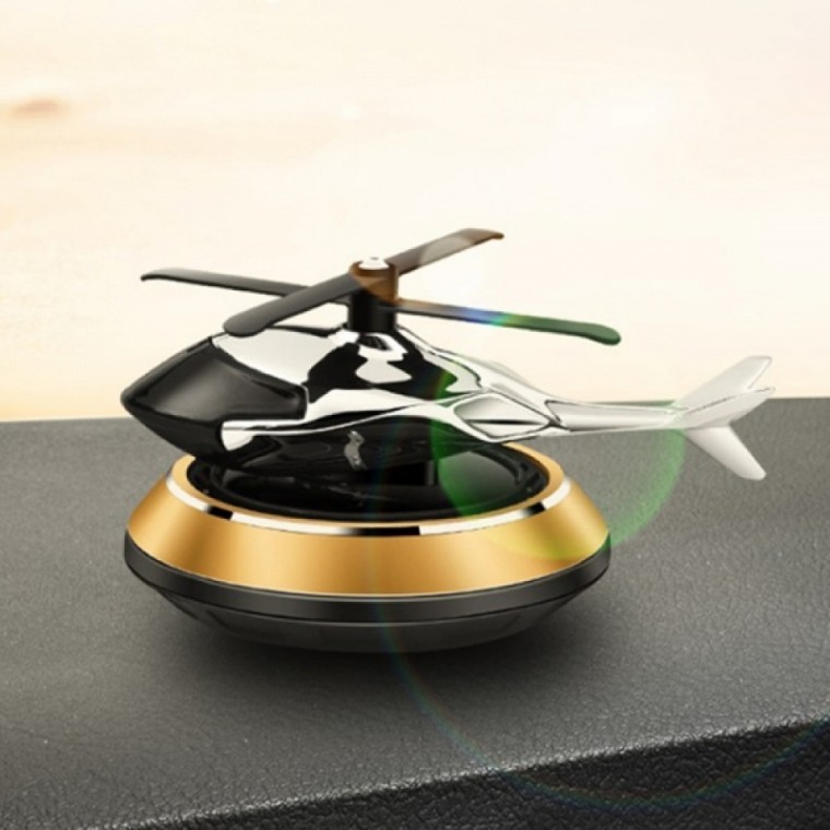 TKB Fly น้ำหอมปรับอากาศในรถยนต์แบบเฮลิคอปเตอร์พลังงานแสงอาทิตย์ Ver.2