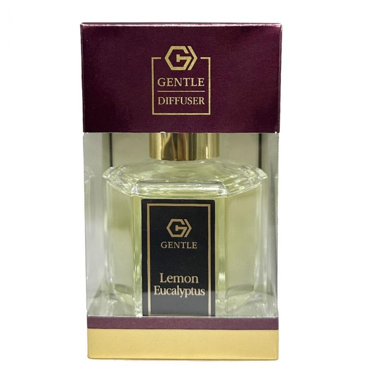 Gentle Premium Diffuser น้ำหอมปรับอากาศในรถยนต์ สำหรับห้อง 120 มล. กลิ่น Lemon Eucalyptus