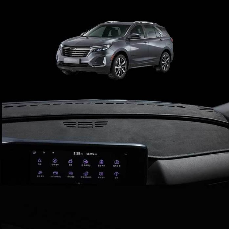 แผ่นปิดหน้าปัด Suede Non-Slip สำหรับรถยนต์ Chevrolet Equinox