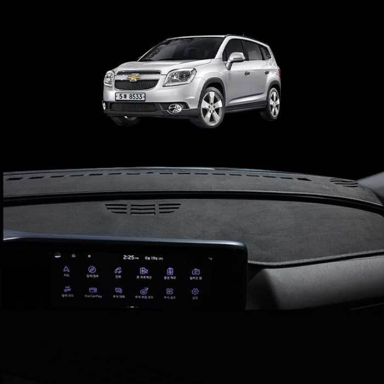 แผ่นปิดหน้าปัด Suede Non-Slip สำหรับรถยนต์ Chevrolet Orlando