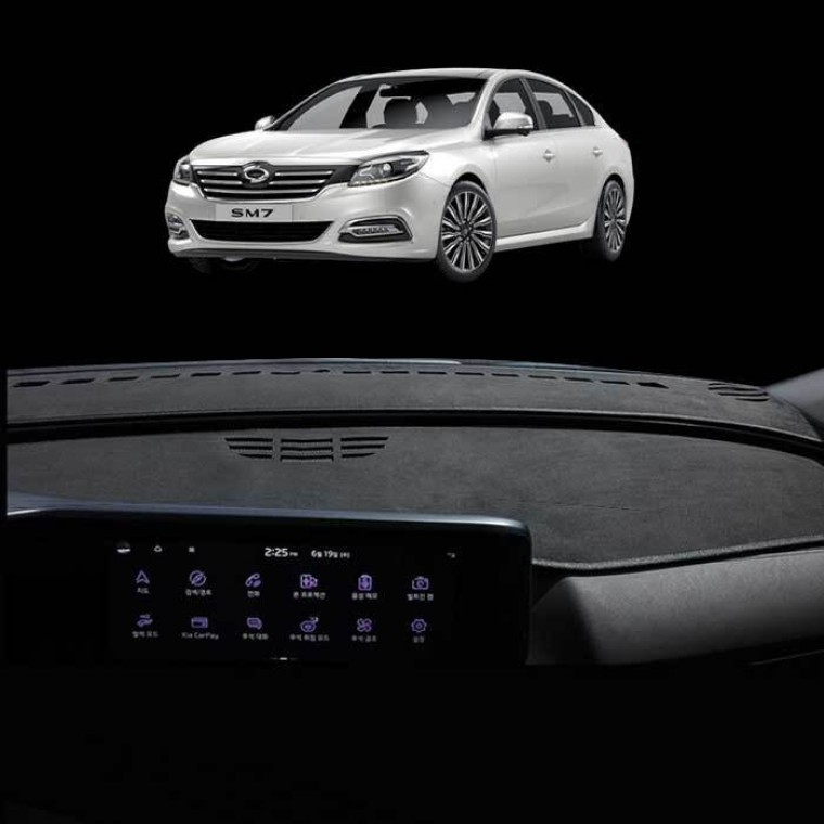 แผ่นปิดหน้าปัด Suede Non-Slip สำหรับรถยนต์ Renault SM7