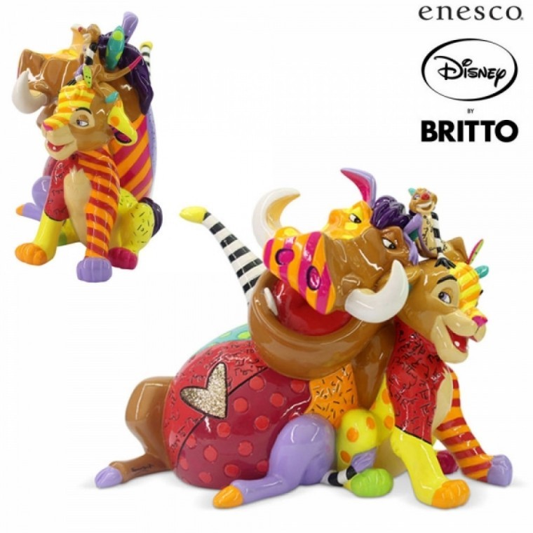 Enesco Britto Figure The Lion King and Pumbaa 15 ซม. (E6006084)