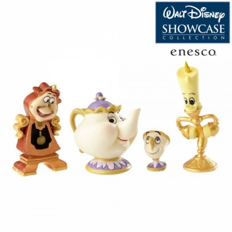 Enesco Figure Beauty and the Beast Friends 4 Pcs 6 ซม. (E4060076)