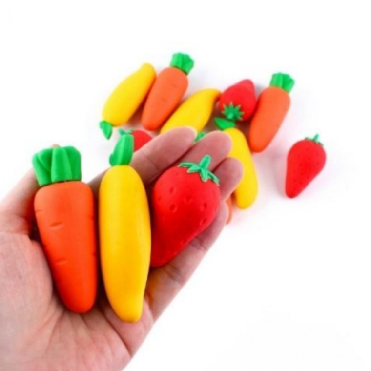 ชุดยางลบ Mango Carrot (12 ชิ้น/ชุด)
