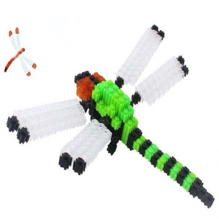 บล็อกแมลง 6 ชนิด Dragonfly Tuktuk Blocks บล็อกสร้างสรรค์ง่ายๆ
