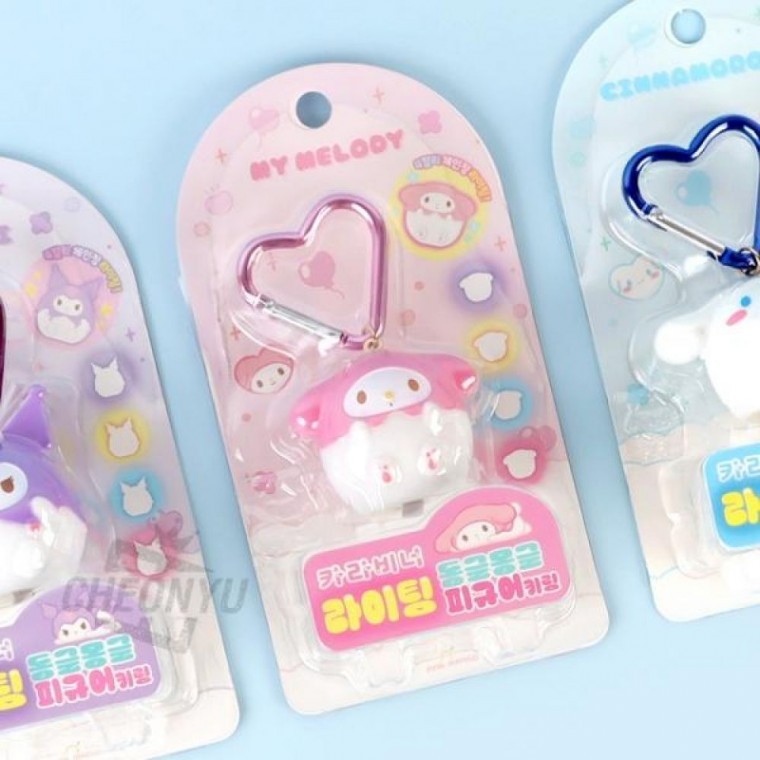 พวงกุญแจฟิกเกอร์มีไฟแบบ Carabiner