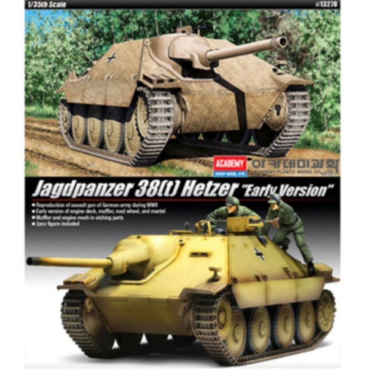 Academy Plastic Model 1:35 JAGDPANZER 38 (t) Hetzer Early Type (13278)