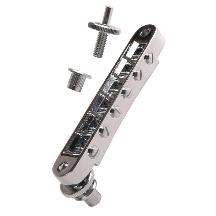 Tune O Matic Nickel qaKj61 บริดจ์กีตาร์ บริดจ์เครื่องดนตรี