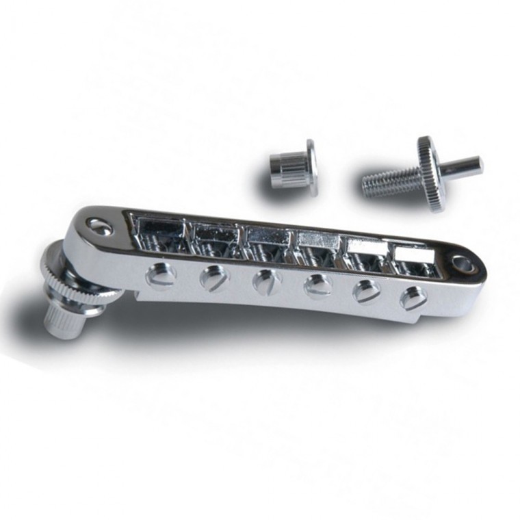 Tune O Matic Chrome qaKj103 ชิ้นส่วนกีตาร์ บริดจ์เครื่องดนตรี