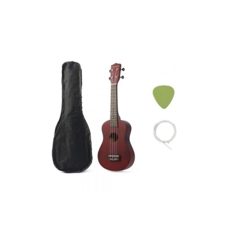 Amcool White Birch Concert Ukulele Full Set (4 ชิ้น)