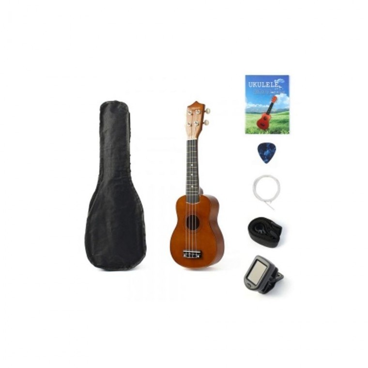 Loha White Birch Soprano Ukulele Full Set (7 ชิ้น)
