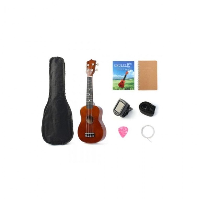 Loha White Birch Soprano Ukulele Full Set (8 ชิ้น)