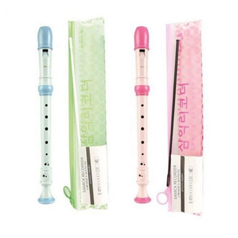 Samick Soprano Recorder G German Style SRG-50 สำหรับการศึกษา อุปกรณ์สำหรับวิชาดนตรี