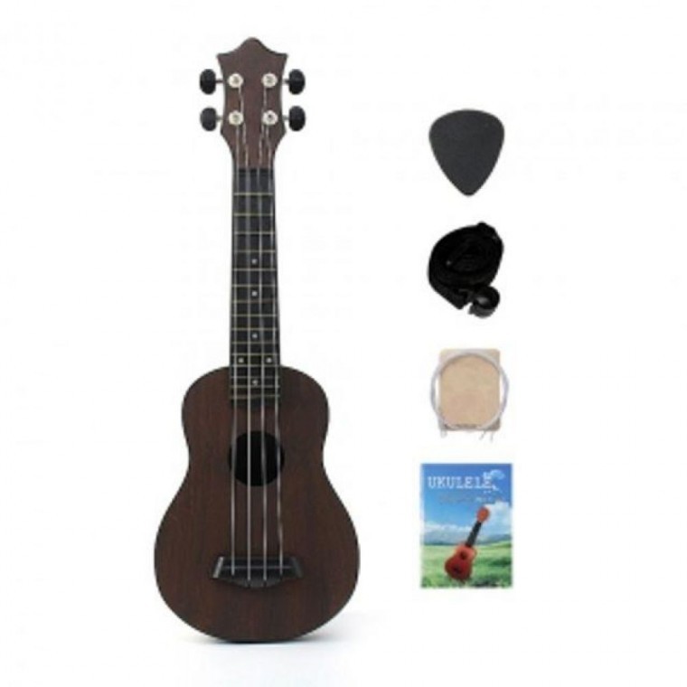 Ukulele Our Music Soprano Ukulele Full Set Dark