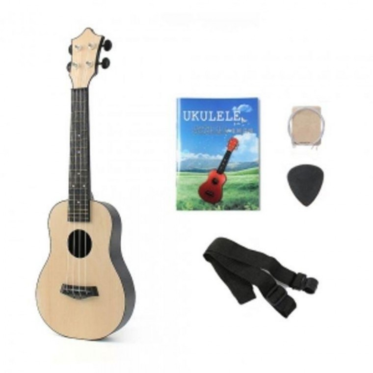 Ukulele Our Music Concert Ukulele Full Set Natural สำหรับฝึกซ้อม