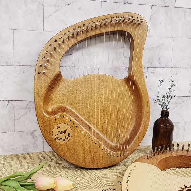 Harp Mahogany 24-Note Lyre Mini Harp