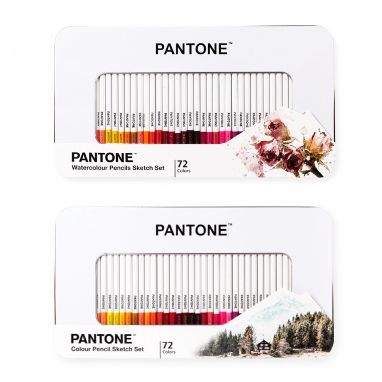 สีไม้ระบายน้ำและน้ำมัน 72 สี แพนโทน