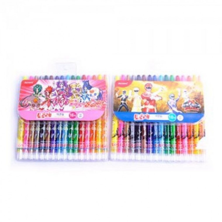 ดินสอสีไม้ 16 สี สำหรับระบายสี เล่น และวาดรูปสำหรับเด็ก