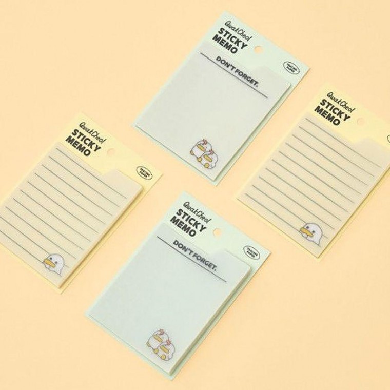 สติกเกอร์เมโมกึ่งโปร่งแสง Gwakcheol (3 ชิ้น)