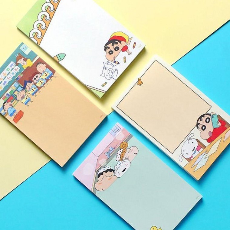 สมุดฉีกเมโมแนวตั้งลายการ์ตูน (5 ชิ้น)