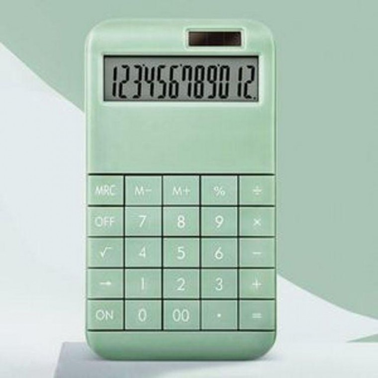 เครื่องคิดเลขอิเล็กทรอนิกส์ขนาดเล็ก 12 หลักสำหรับสำนักงาน