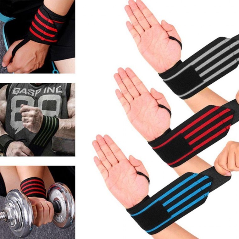 EA สายรัดฟิตเนส สายรัดข้อมือ สนับข้อมือ