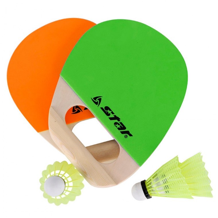 ชุดไม้แบดมินตัน Sponi Padminton (Orange, Green) (NXR200)