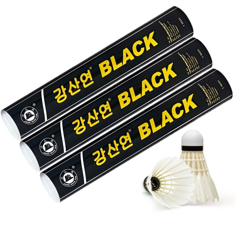 ลูกแบดมินตัน Kangsan-yeon Black 3 หลอด