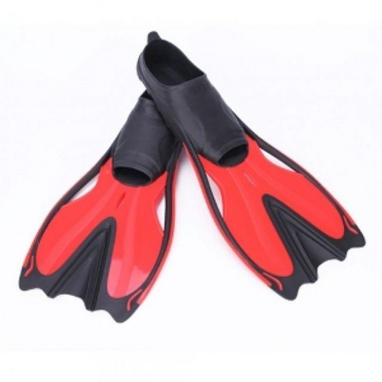 ฟินว่ายน้ำยางยืดสูง Aloma (สีแดง) (230-235 มม.) / ฟินว่ายน้ำ