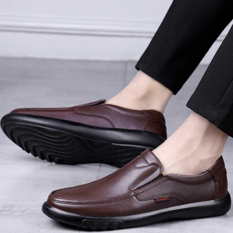 รองเท้าสำหรับผู้ชายใส่ไปทำงาน รองเท้าทางการ รองเท้าคุณพ่อ รองเท้าสลิปออน รองเท้าโลฟเฟอร์ลำลองสำหรับผู้ชาย รองเท้าใส่ได้ทุกวัน