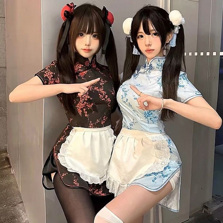 ชุดกี่เพ้าเมดแบบใหม่สำหรับกิจกรรมพิเศษสุดเซ็กซี่