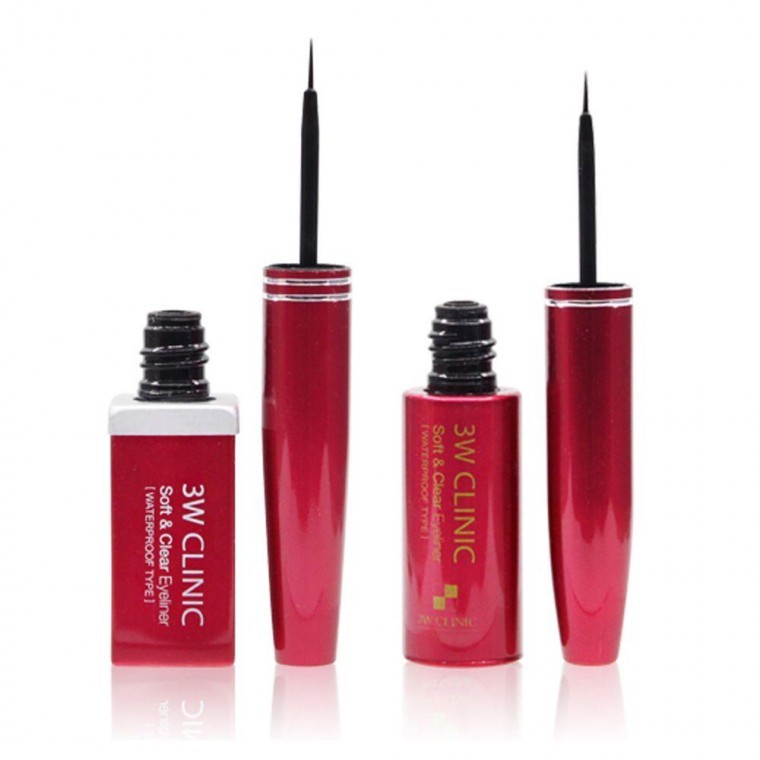 อายไลเนอร์กันน้ำ 2 แบบ 3 Soft Clear