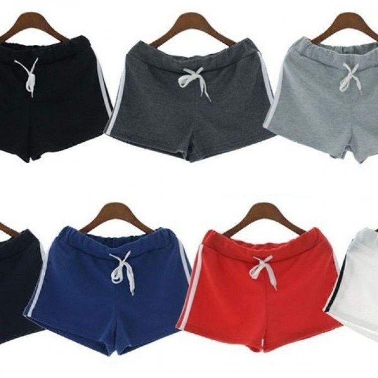 กางเกงขาสั้นออกกำลังกาย 3 ส่วน สำหรับผู้หญิง 7 สี