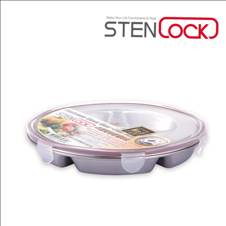 กล่องข้าว Stan Lock ทรงกลม 1100 มล. กล่องสุญญากาศ