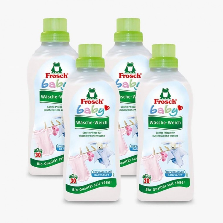 น้ำยาปรับผ้านุ่ม Frosch Baby 750 มล. x 4 ชิ้น