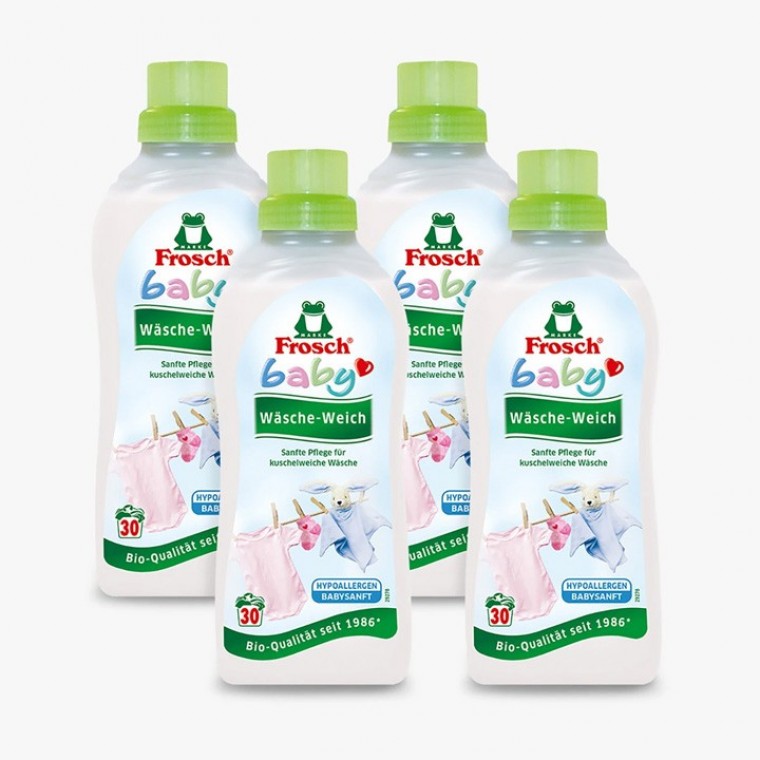 น้ำยาปรับผ้านุ่ม Frosch Baby 750 มล. x 4 ชิ้น
